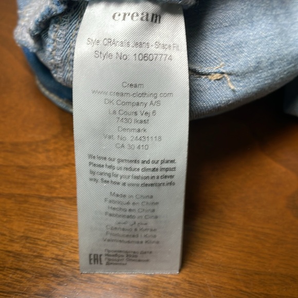 Cream Analis Jeans -shape fit, size 25 - Picture 5 of 8